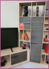 Ensemble meuble TV et bibliothèque - MODELE D'EXPO